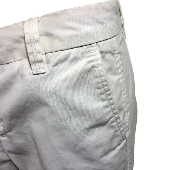 Gap Original White Khaki Original Boy Cut Wide Leg Distressed Trouser Style Pant - Picture 5 of 16